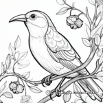 Toucan In The Jungle Coloring Pages 4