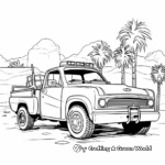Tow Truck in Action: Roadside Rescue Coloring Pages 4