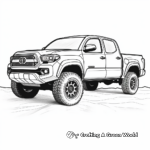 Toyota Tacoma Pickup Truck Coloring Pages 4