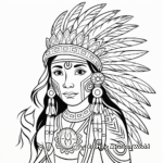 Tradition-inspired Native American Coloring Pages 4
