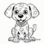 Traditional Dog Bone Coloring Pages 1