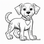 Traditional Dog Bone Coloring Pages 2