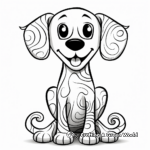 Traditional Dog Bone Coloring Pages 3