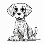 Traditional Dog Bone Coloring Pages 4