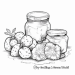 Traditional Fig Jam Coloring Sheets 2