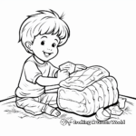 Traditional Italian Ciabatta Bread Coloring Pages 3