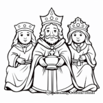 Traditional Three Kings Coloring Pages 3