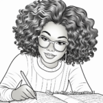 Trailblazing Oprah Winfrey Coloring Pages 1