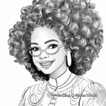 Trailblazing Oprah Winfrey Coloring Pages 2