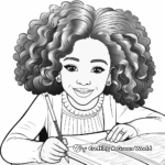 Trailblazing Oprah Winfrey Coloring Pages 4
