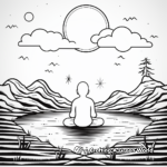 Tranquility-Inspired Zen Doodle Coloring Pages 1