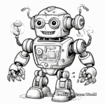 Transformative Robots Pixel Art Coloring Pages 1