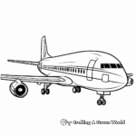 Transport Jet Coloring Pages 1