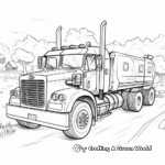 Transport Truck Coloring Pages 2