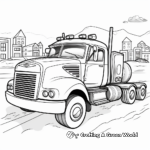 Transport Truck Coloring Pages 3