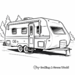Travel Trailer Coloring Pages for Wanderlust 2