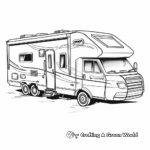 Travel Trailer Coloring Pages for Wanderlust 3