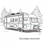Travel Trailer Coloring Pages for Wanderlust 4