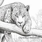 Treeside Panther Roar Coloring Pages 3