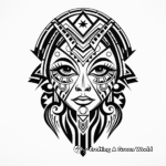 Tribal Arm Tattoo Coloring Sheets 3
