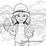Tropical Sorbet Ice Cream Coloring Pages 1