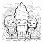 Tropical Sorbet Ice Cream Coloring Pages 2