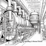 True-to-Life Titanic Engine Room Coloring Pages 3