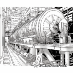True-to-Life Titanic Engine Room Coloring Pages 4