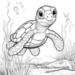 Turtle and Friends Coloring Pages: Turtle with Other Animals 1