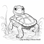 Turtle and Friends Coloring Pages: Turtle with Other Animals 2