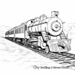 Twentieth Century Limited Train Coloring Pages 1