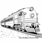 Twentieth Century Limited Train Coloring Pages 2