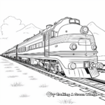 Twentieth Century Limited Train Coloring Pages 4