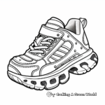 Ultra-Light Running Shoe Coloring Pages 2