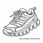 Ultra-Light Running Shoe Coloring Pages 3