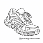 Ultra-Light Running Shoe Coloring Pages 4