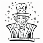 Uncle Sam Fourth of July Coloring Pages 3