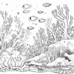 Underwater Coral Reef Coloring Pages 1