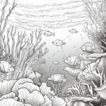 Underwater Coral Reef Coloring Pages 2