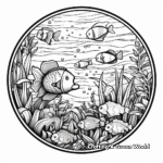 Underwater Stained Glass Coloring Pages 4