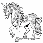 Unicorn Fantasy Pixel Coloring Pages 1