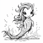 Unicorn Mermaid Mix: Exciting Coloring Pages 1