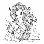 Unicorn Mermaid Mix: Exciting Coloring Pages 3