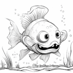 Unique Anglerfish Coloring Pages for Illuminating Fun 4