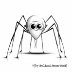 Unique Daddy Long Legs Spider Coloring Pages 2