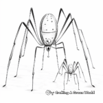 Unique Daddy Long Legs Spider Coloring Pages 4