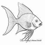 Unique King Angelfish Coloring Pages 2