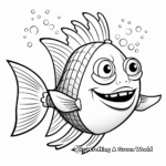 Unique King Angelfish Coloring Pages 3