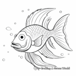 Unique King Angelfish Coloring Pages 4