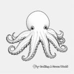 Unique Octopus and Squid Coloring Pages 2